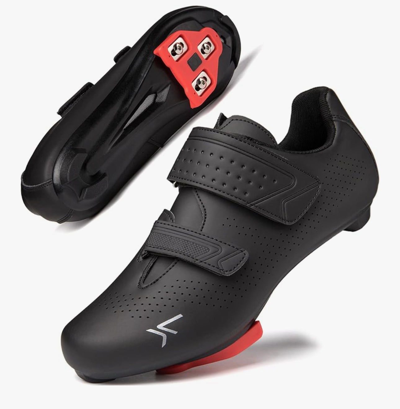 Mens Womens Cycling Shoes Compatible with Peloton Road Bike Riding Bicycle Pre-Installed Delta Cleats