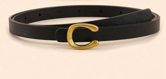 1/2/3pcs Simple Fashion PU Leather Letter Decor Casual/Work Wear Women Belts Fall, Autumn, Halloween