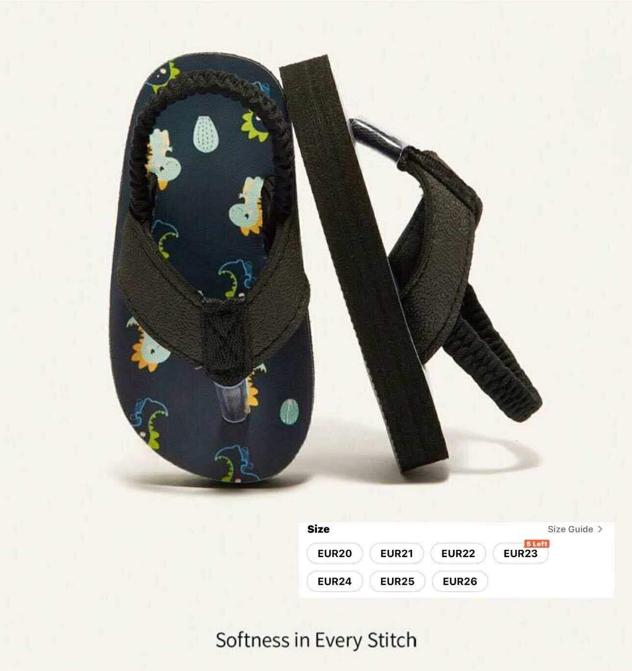 Cozy Pixies Summer Vacation Casual Open Toe Slip On Sandals With Funny Dinosaur Cartoon Pattern