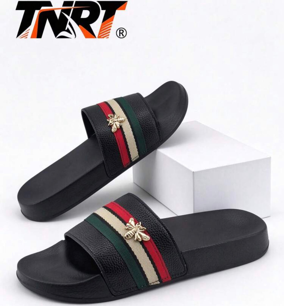 TNRT 23# Summer Plus Size 36-50 Men's Slippers Outdoor Comfortable Men's Casual Shoes Lightweight Non-Slip Home Slippers Durable Breathable Men's Sandals Outdoor Daily Men's Shoes (Asymmetrical Pattern). The Sole Of This Slipper Is Made Of EVA Material, A