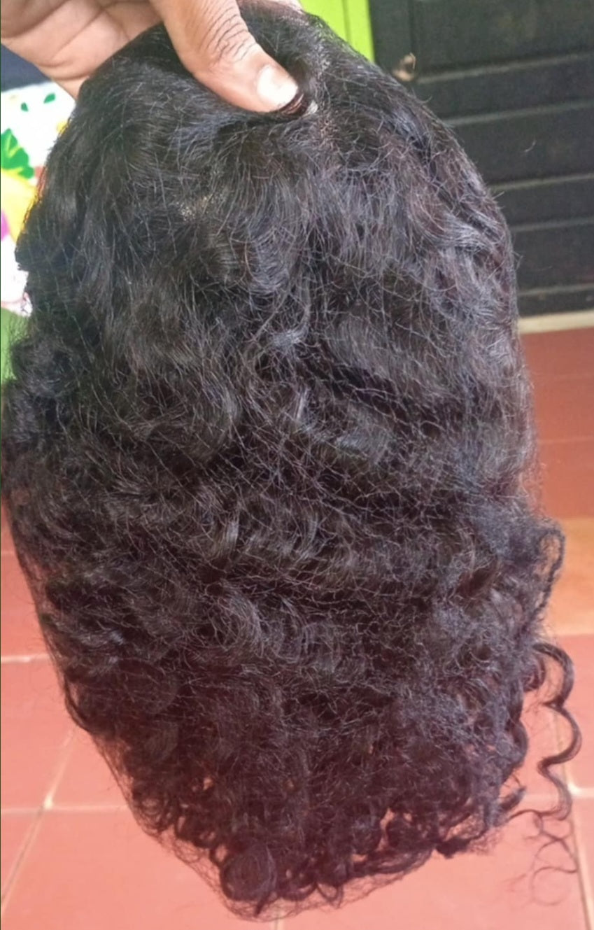FIRIEYA Deep Wave Lace Front Wigs Human Hair