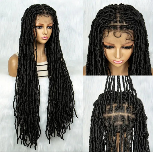 36" Extra-long Full Lace Wig Braided Wig