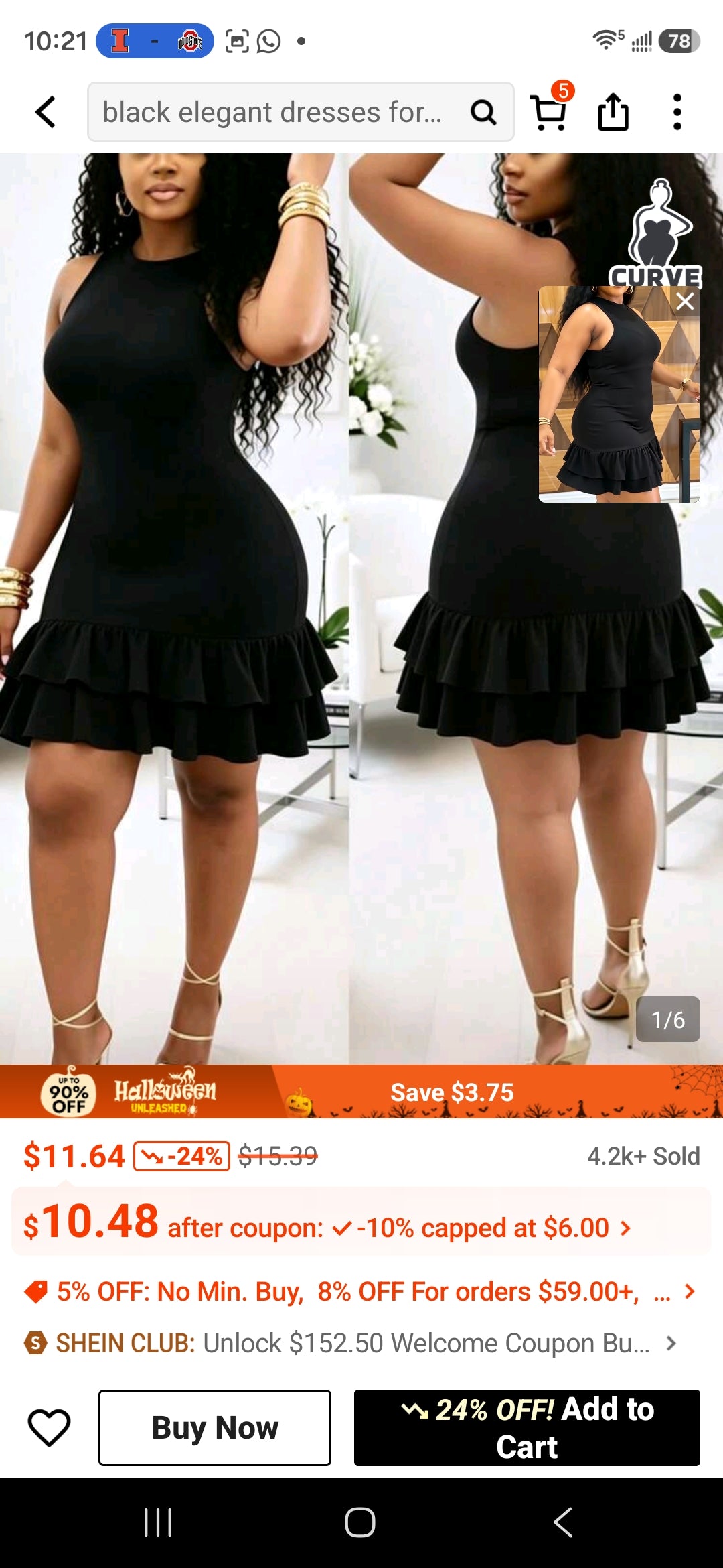 Black dress