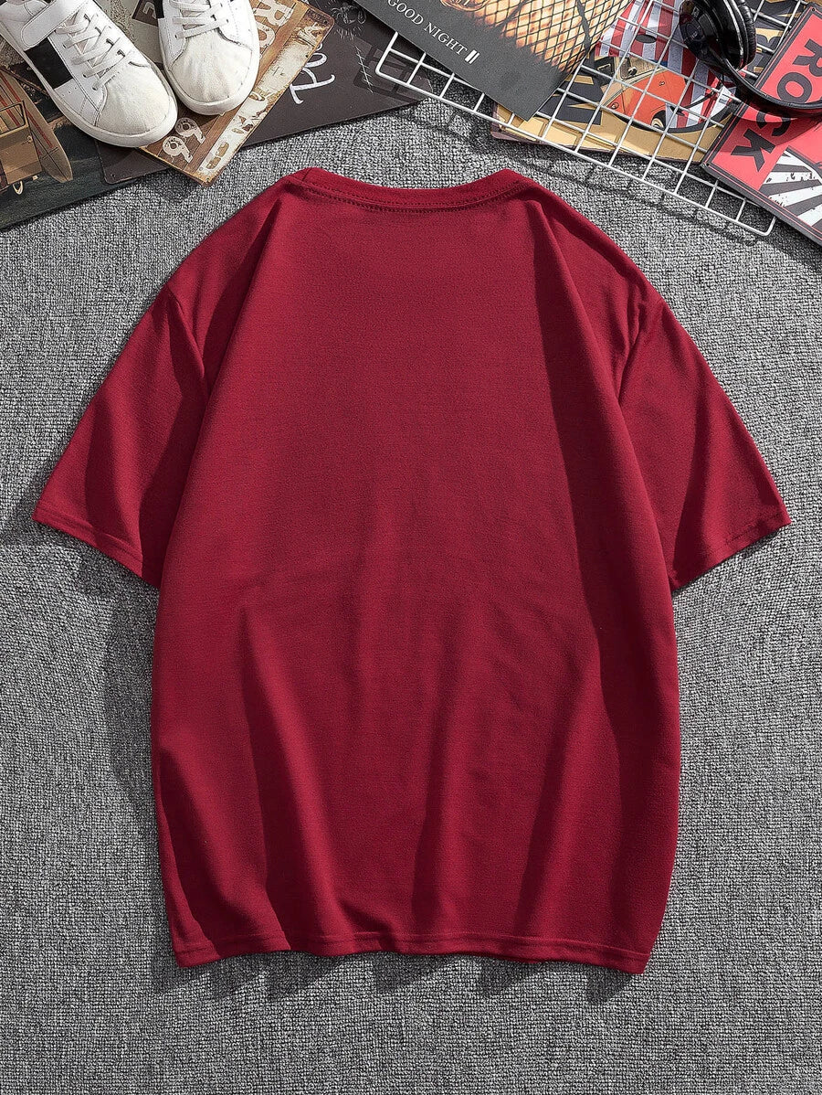 Men Letter Graphic Tee (P)
