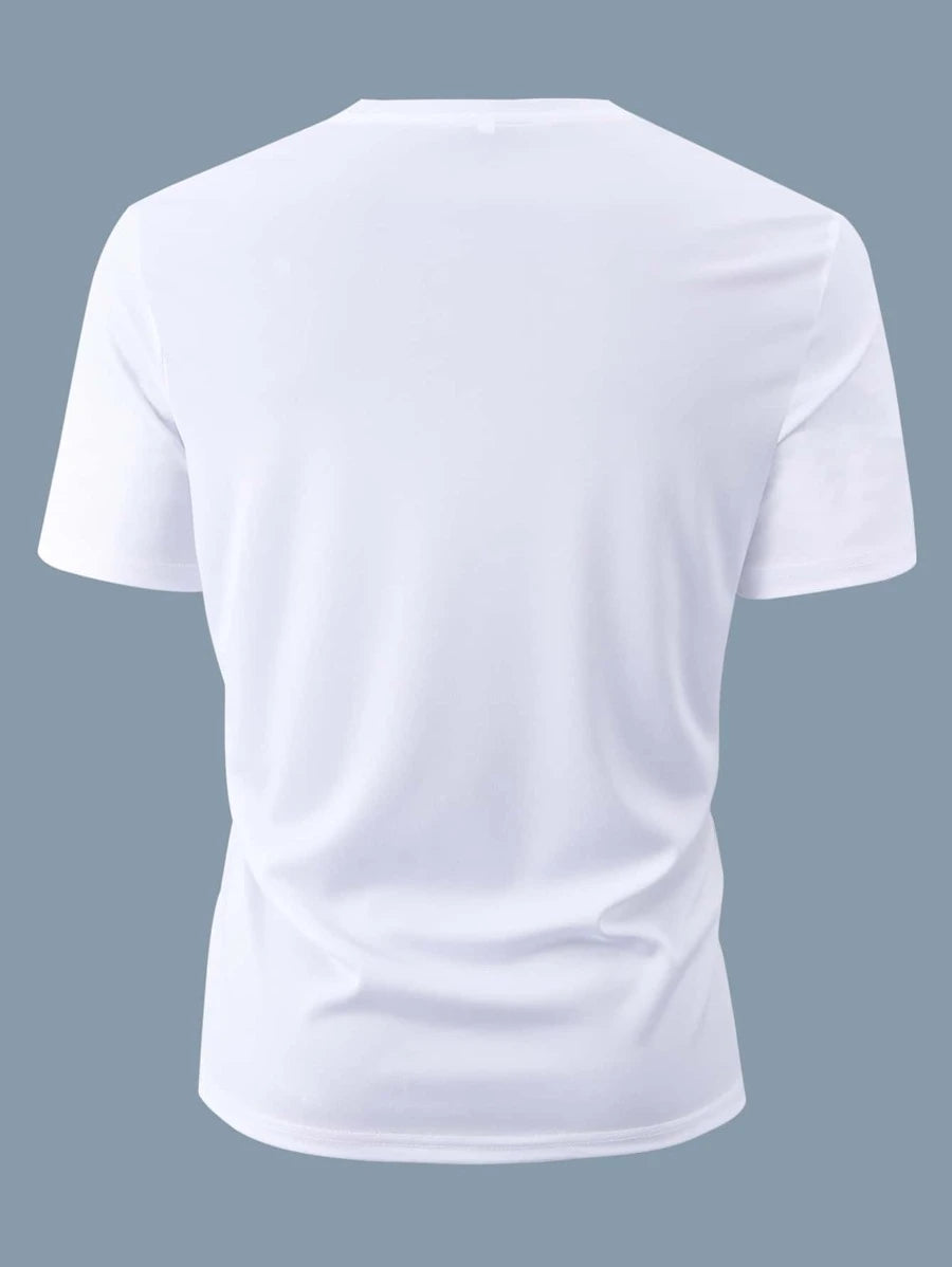Men Letter Graphic Tee (P)